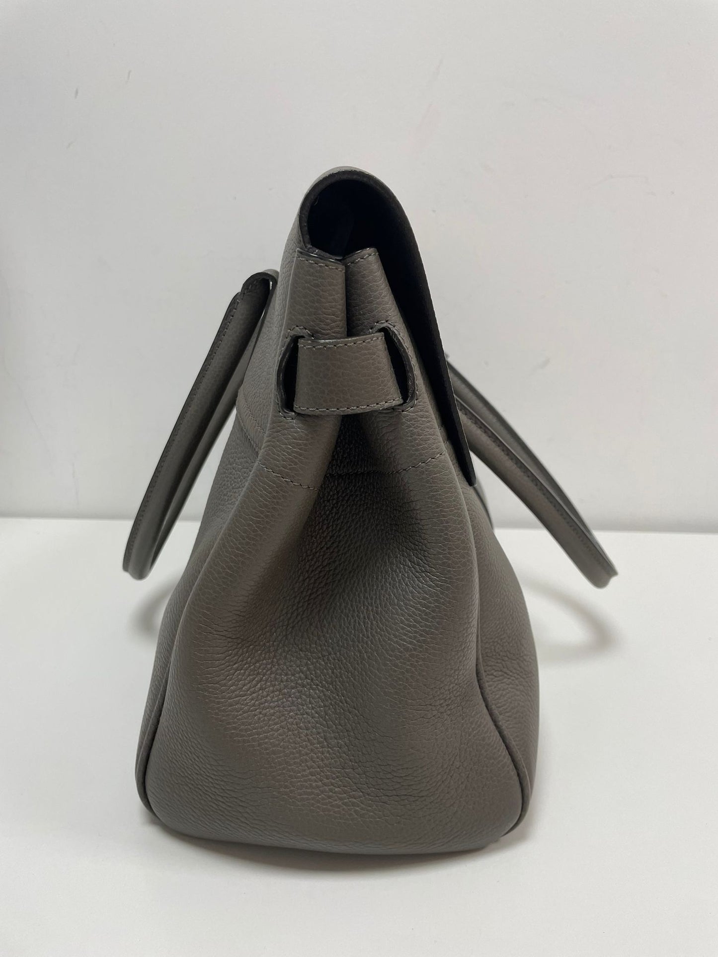 Mulberry Bayswater Classic Grain Leather Tote in Mole Grey