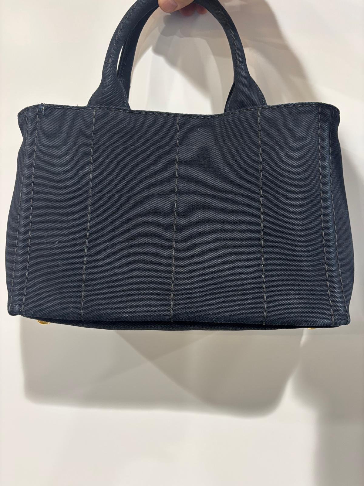 Prada Canapa Canvas Tote Bag - 265162502
