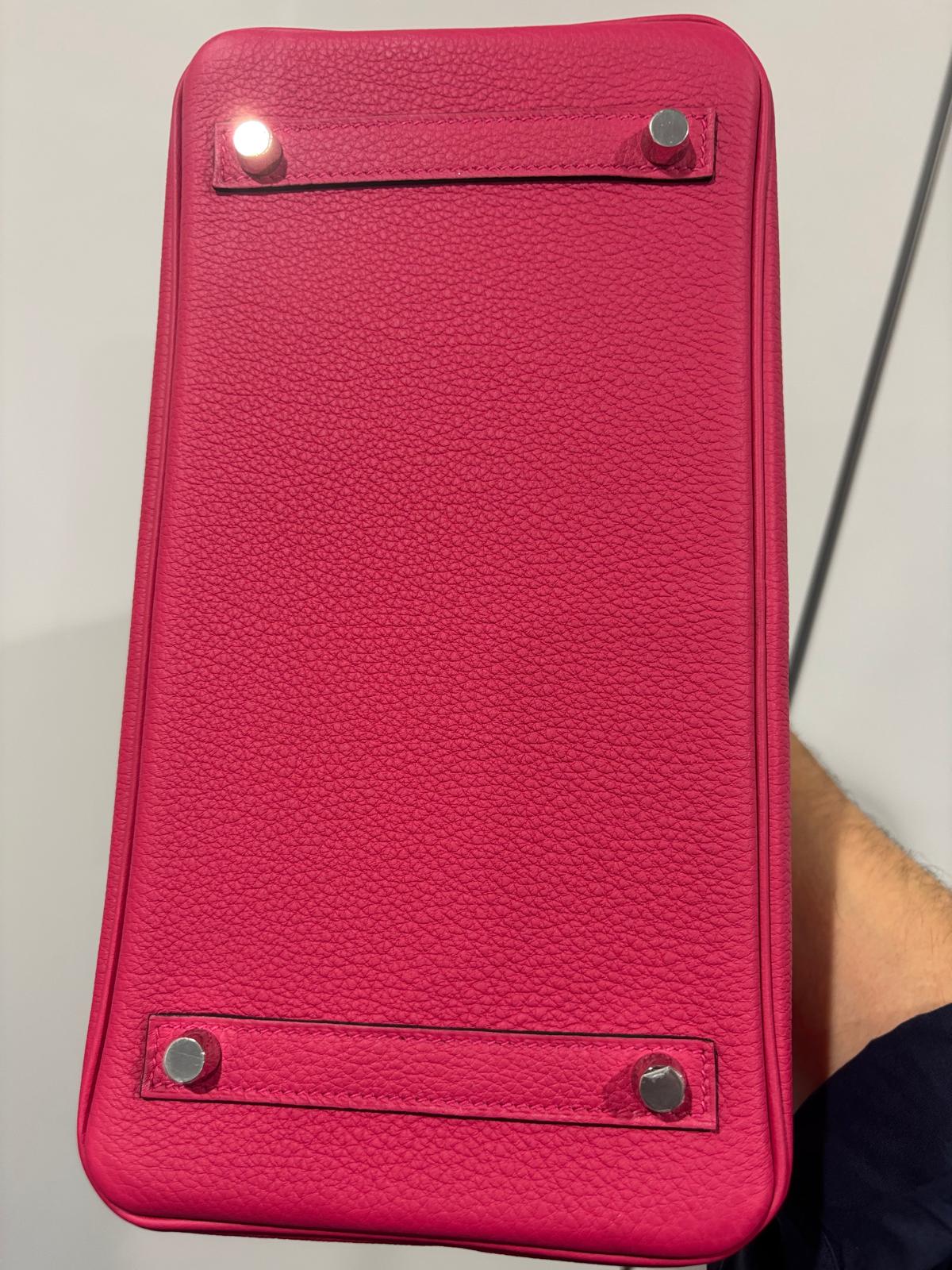 Hermes Birkin 25 Rose Mexico in Togo Palladium Hardware