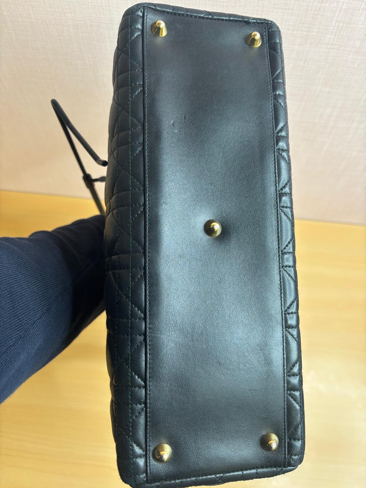 Christian Dior Lady Dior Tote Bag - Gold Hardware