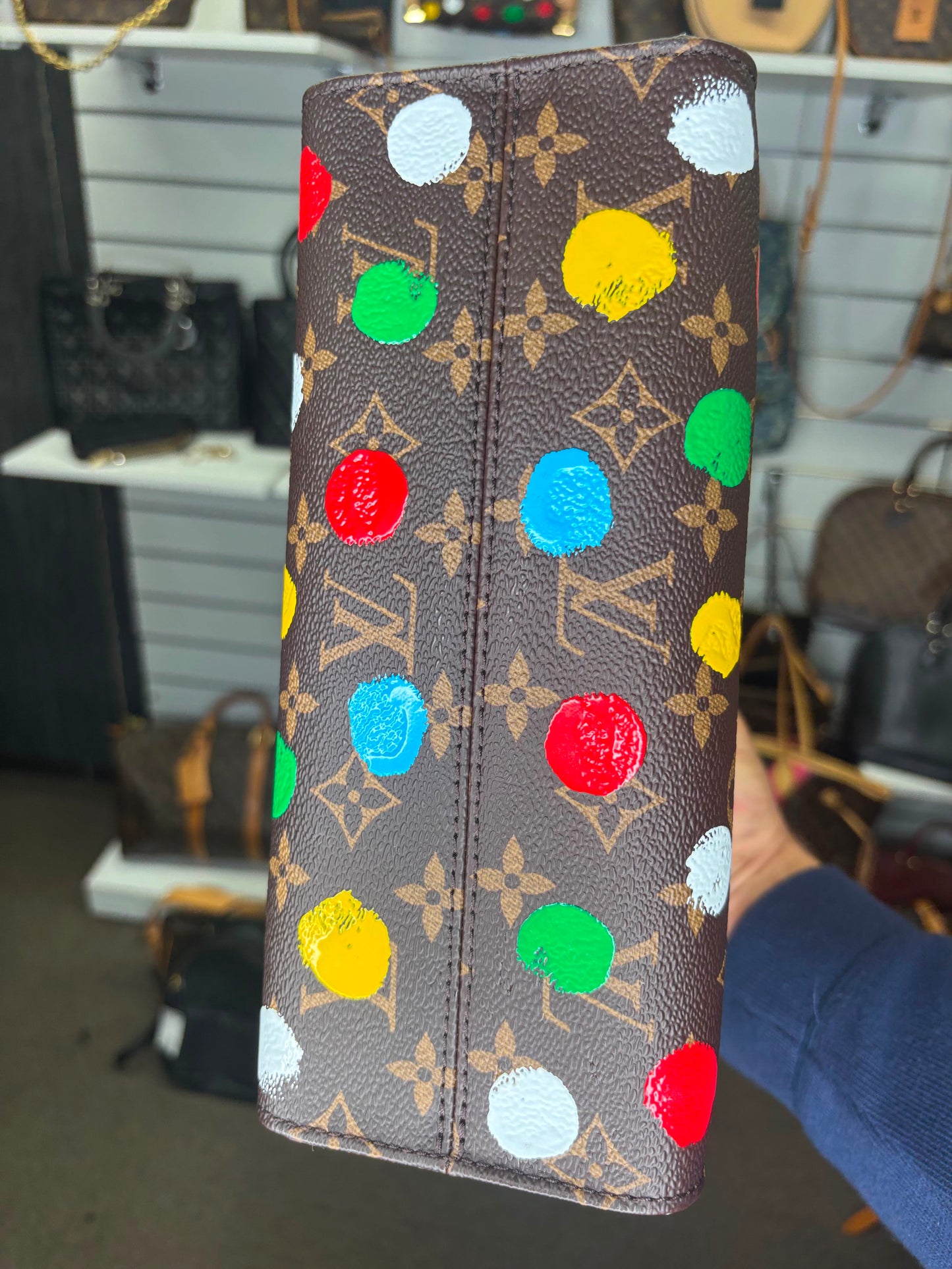 Louis Vuitton x Yayoi Kusama  On-the-Go PM Polka Dot Bag