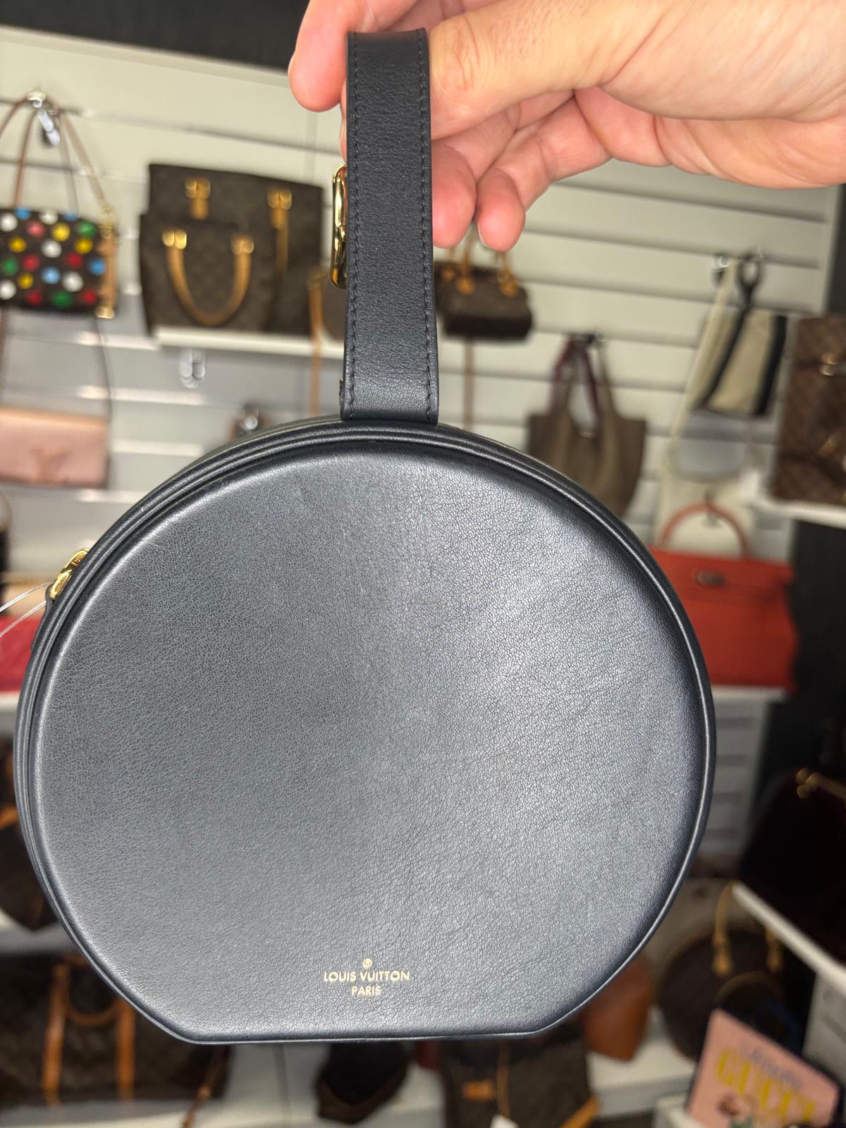 Louis Vuitton Petite Boite Chapeau Calfskin Shoulder Bag