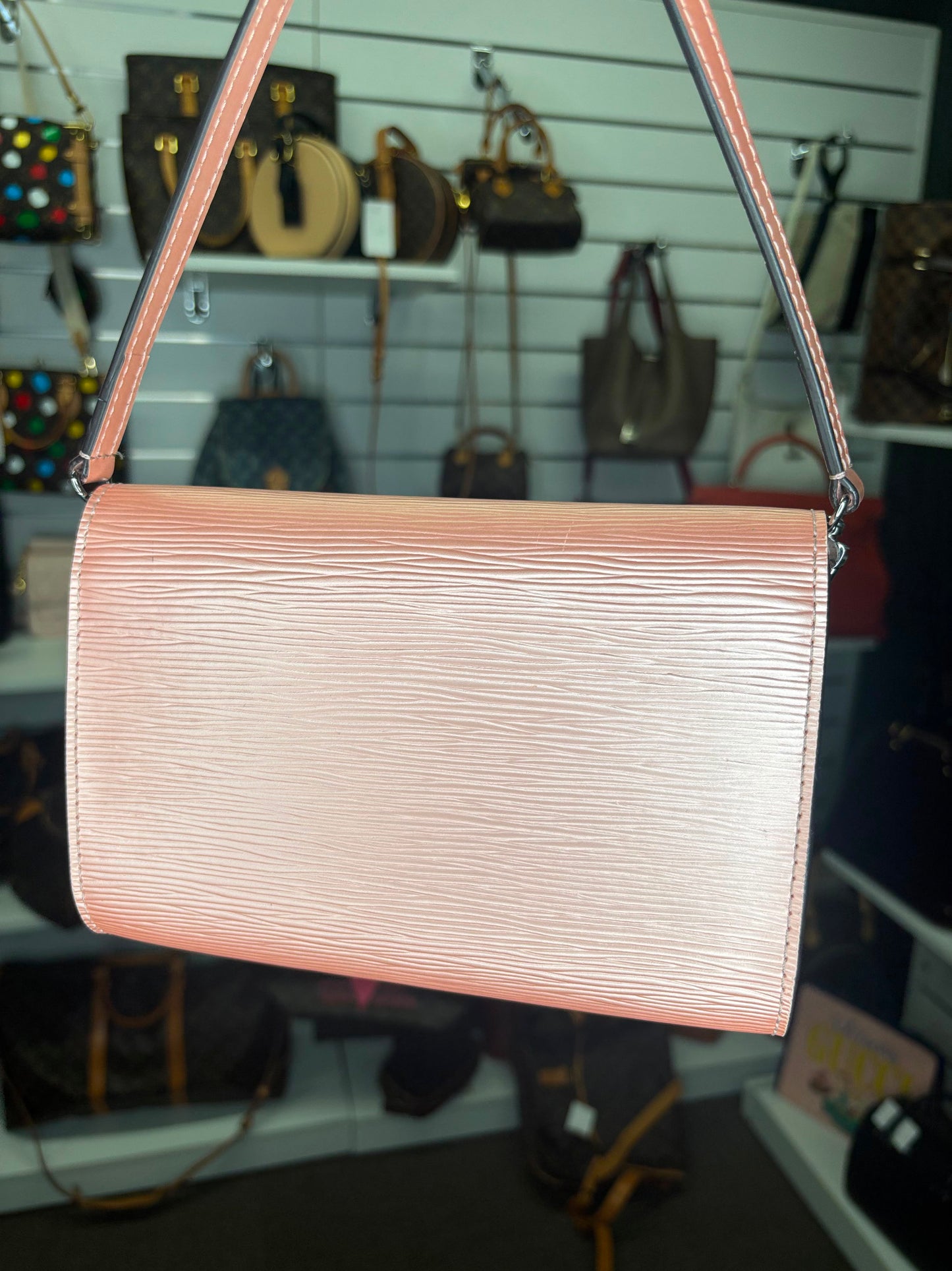 Louis Vuitton Powder Pink Epi Leather Louise Shoulder Bag