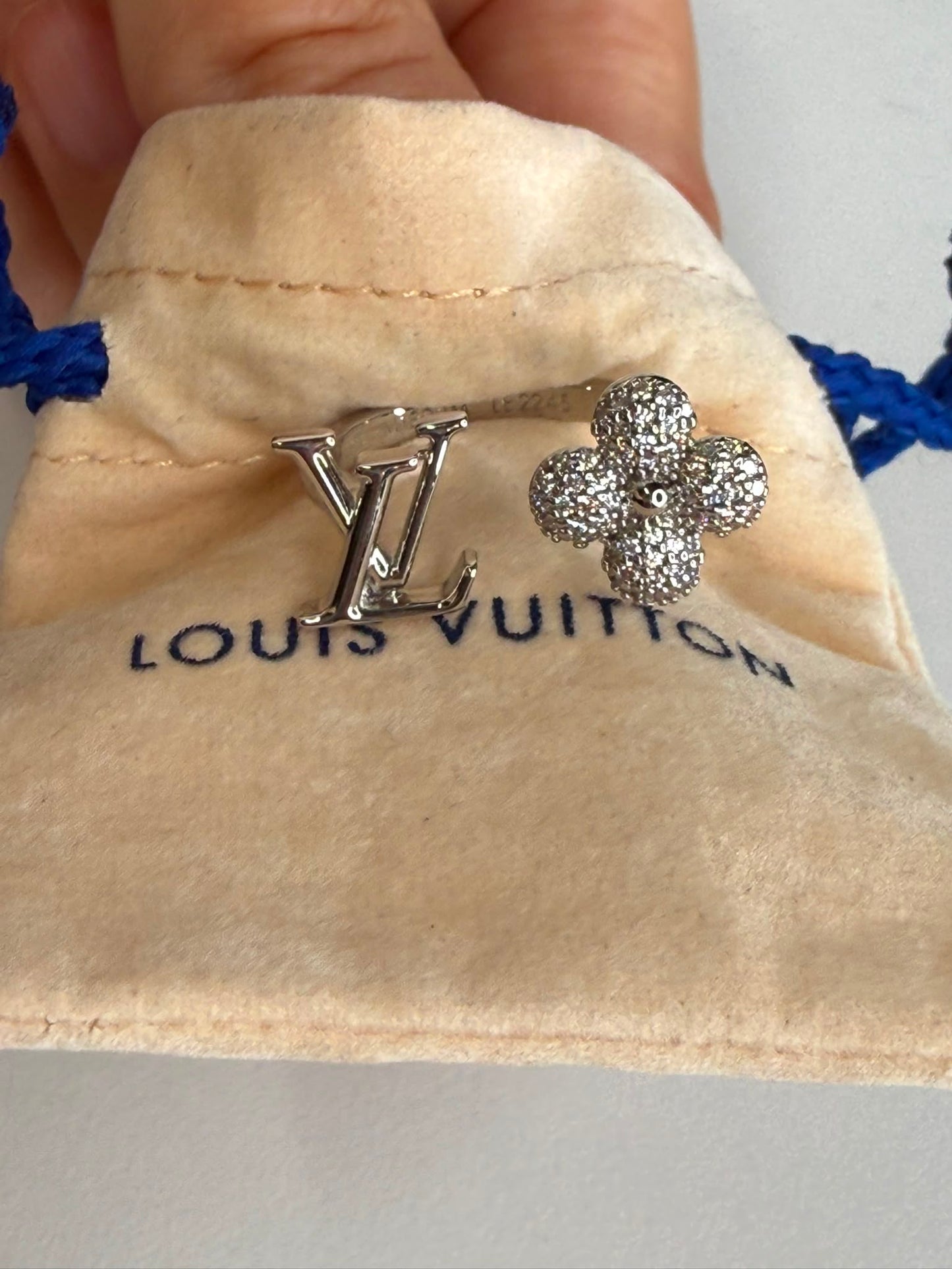 Louis Vuitton Louisette Signature Strass Ring