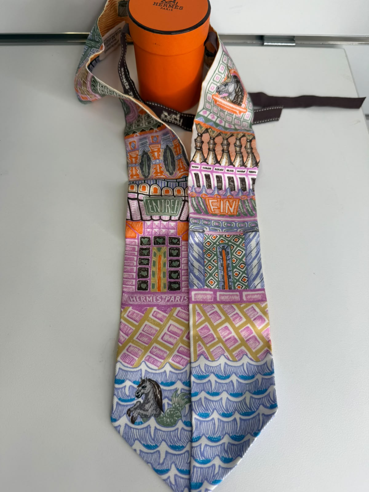 Hermes Jungle Love Love Twilly Scarf