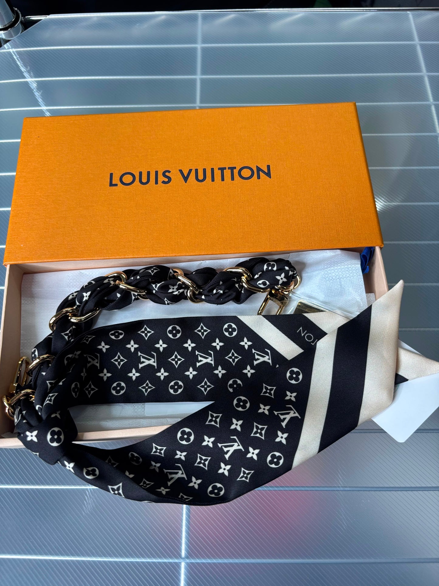 Louis Vuitton Monogram Silhouette Bag Charm and Phone Strap