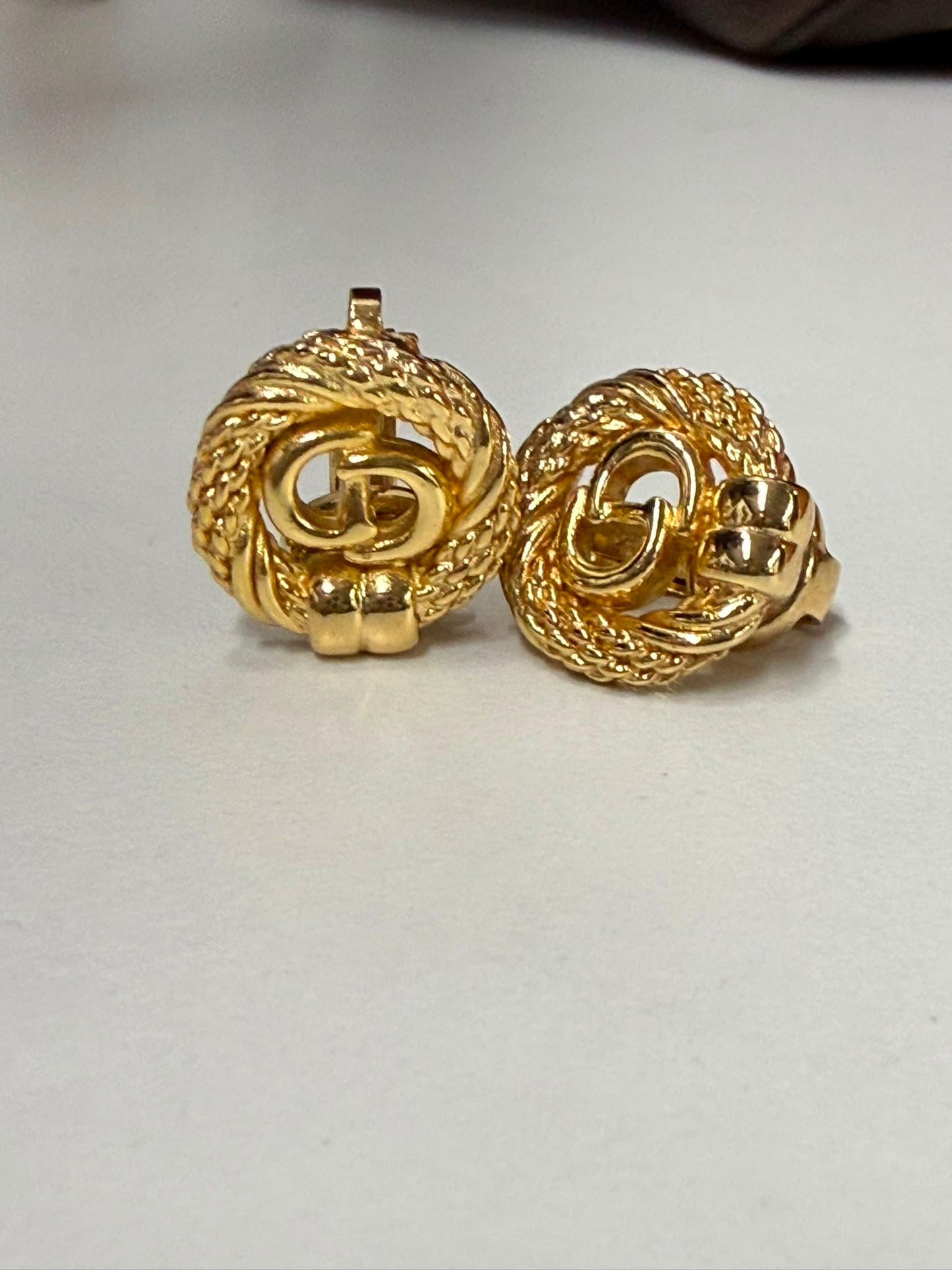 Christian Dior Wreath Earrings