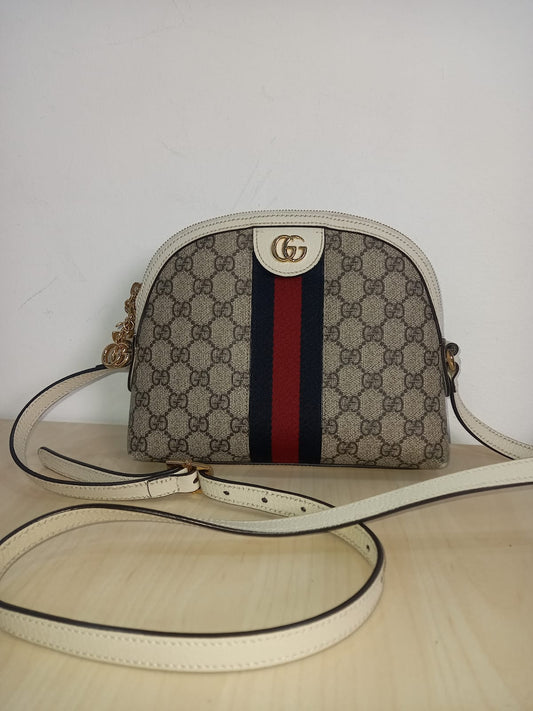 M0804P85 Gucci GG Supreme Ophidia Small Shoulder Bag
