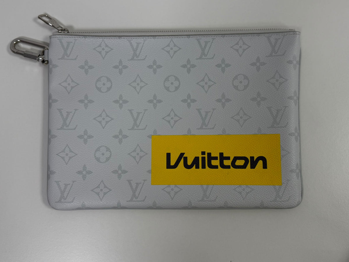 Louis Vuitton Monogram Logo Story Zipped Pouch GM