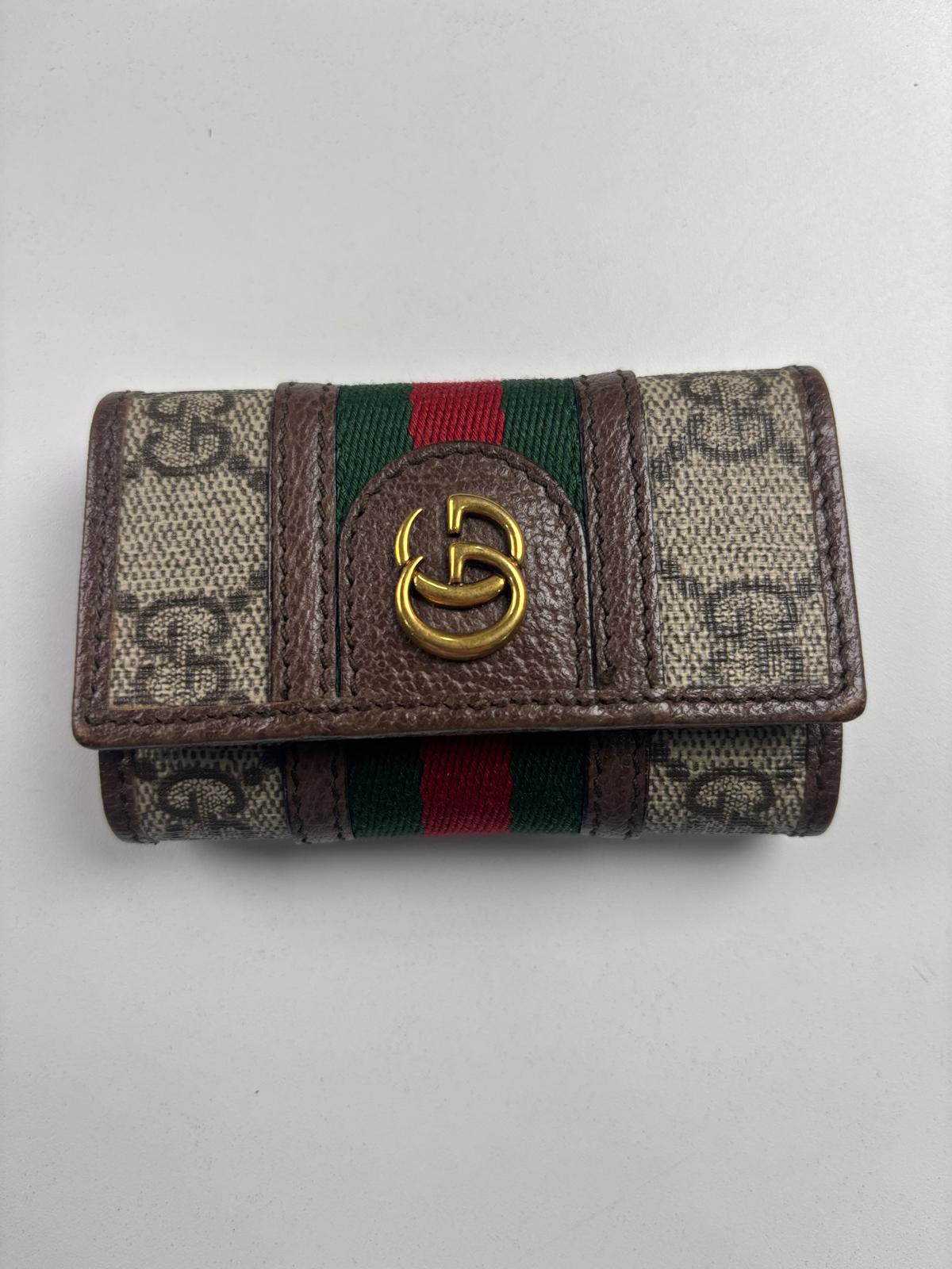 Gucci Ophidia GG Supreme 6-Key Case (V728725P)
