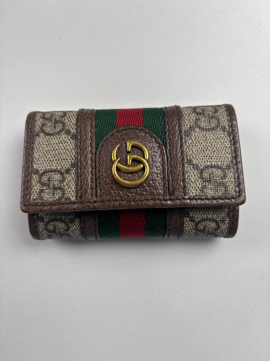Gucci Ophidia GG Supreme 6-Key Case (V728725P)