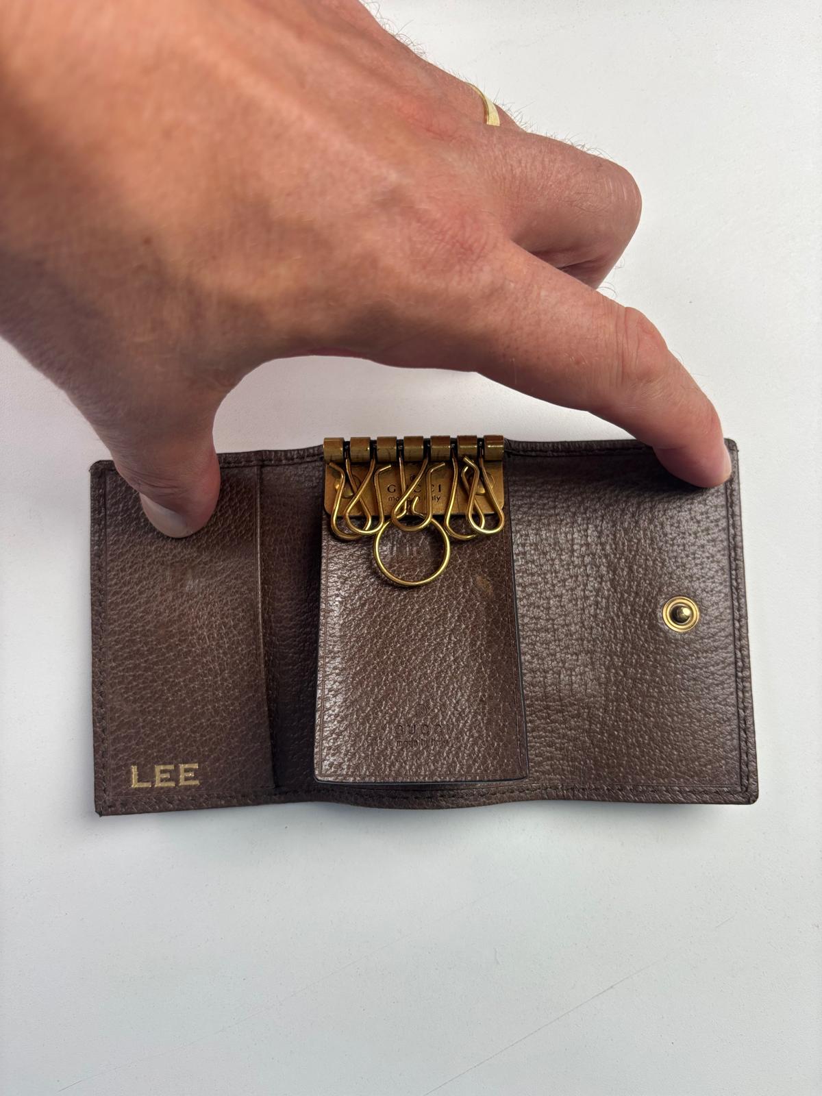 Gucci Ophidia GG Supreme 6-Key Case (V728725P)