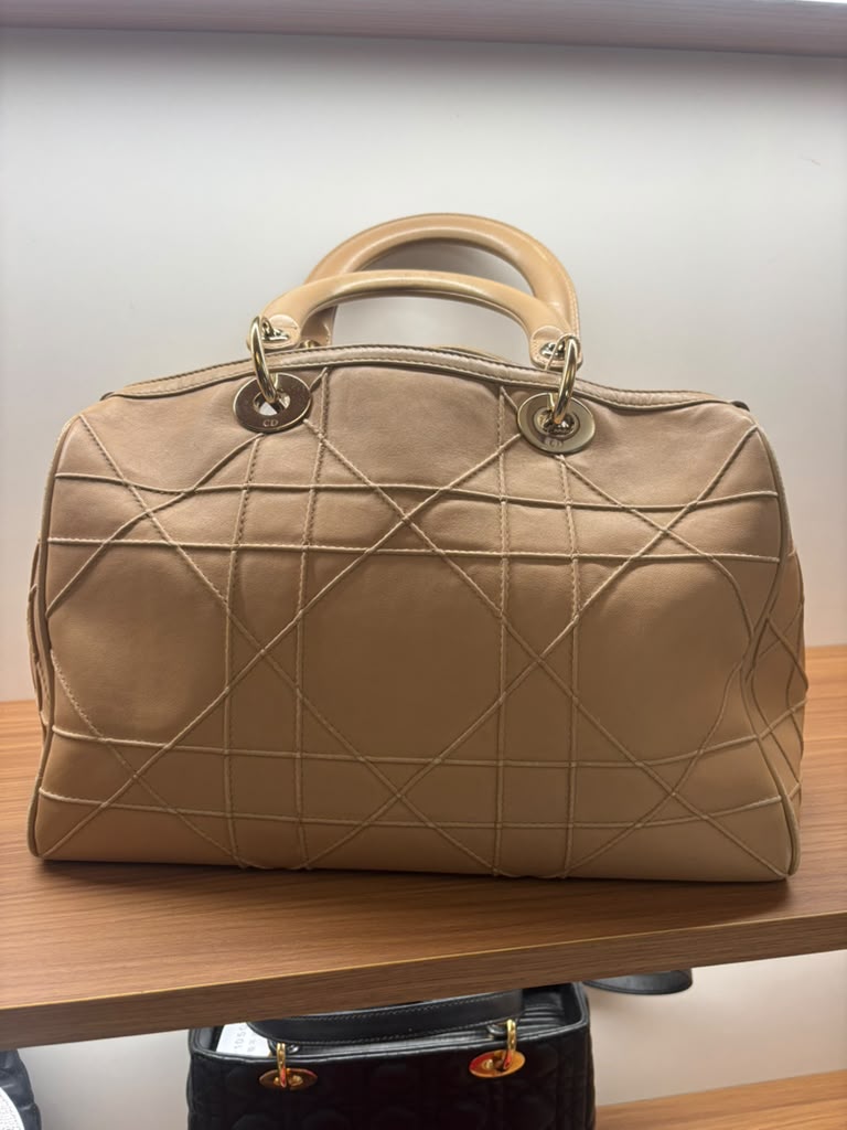 Dior Granville Polochon Bag, Beige (MM0020)