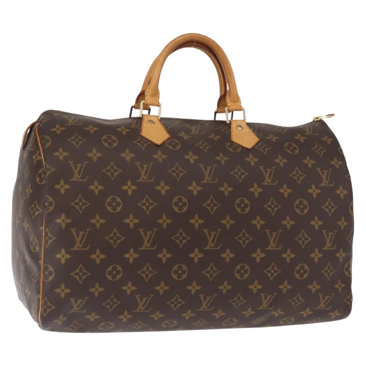 LOUIS VUITTON Monogram Speedy 40 Hand Bag M41522 LV Auth am9964 am9964