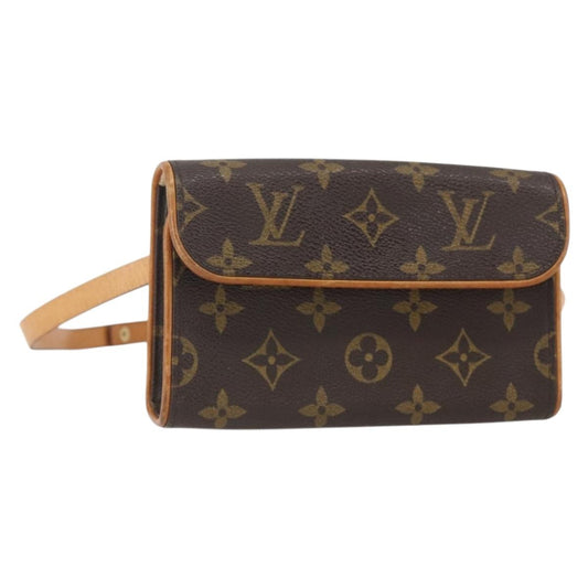 ar13879 LOUIS VUITTON Monogram Pochette Florentine Waist bag M51855 LV Auth