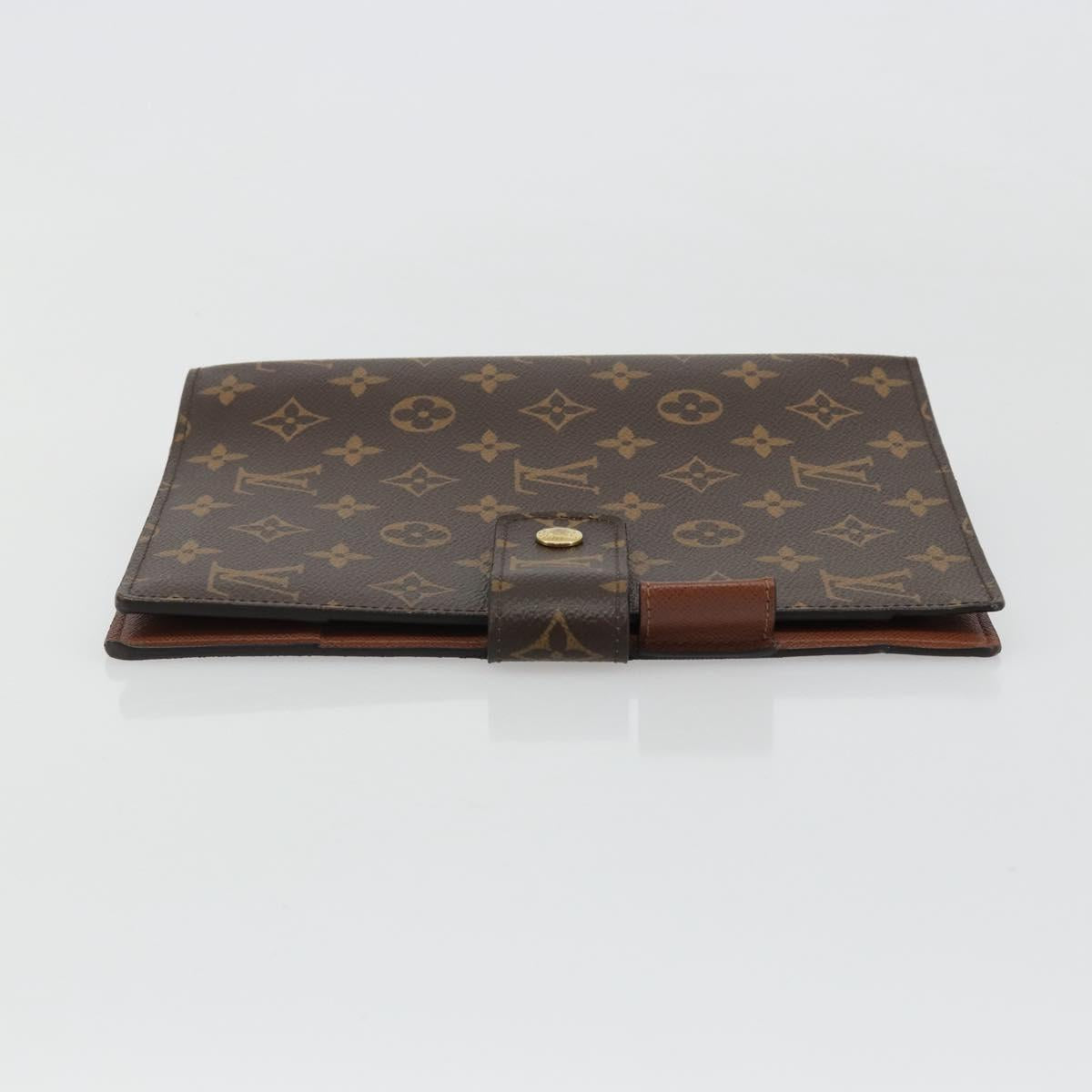 LOUIS VUITTON Monogram Agenda GM Day Planner Cover R20006 LV Auth ar13947