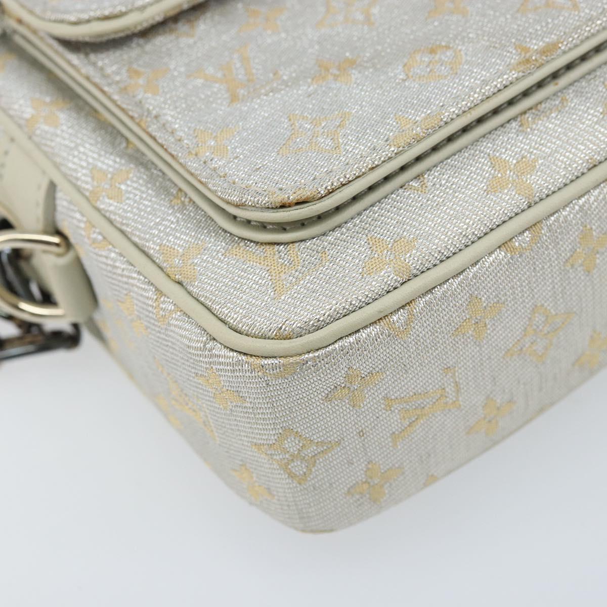 Louis Vuitton Monogram Shine Chain McKenna Bag Silver