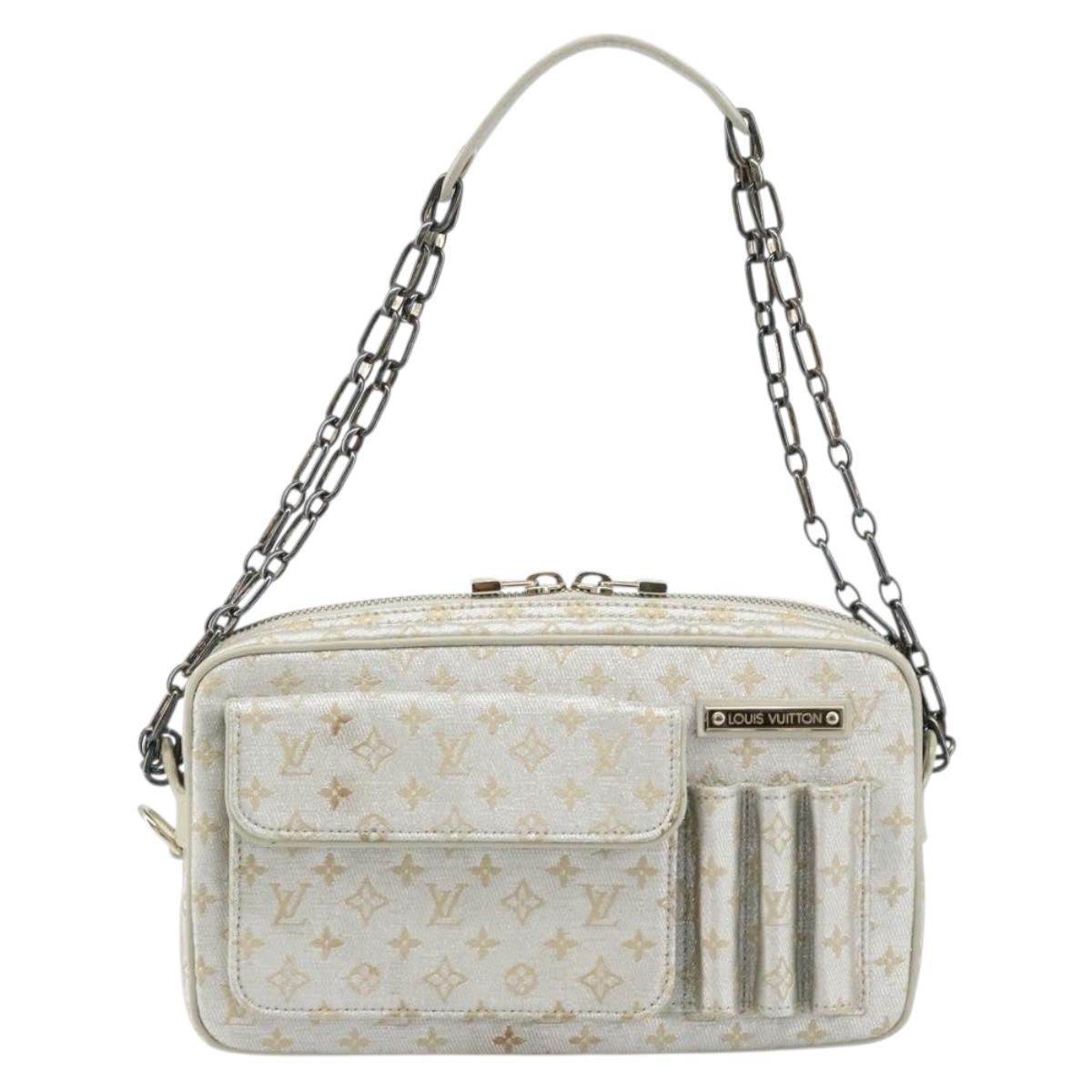 Louis Vuitton Monogram Shine Chain McKenna Bag Silver