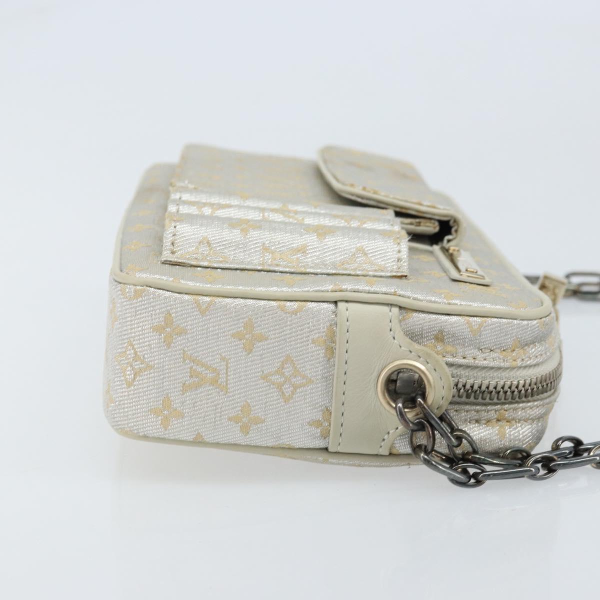 Louis Vuitton Monogram Shine Chain McKenna Bag Silver