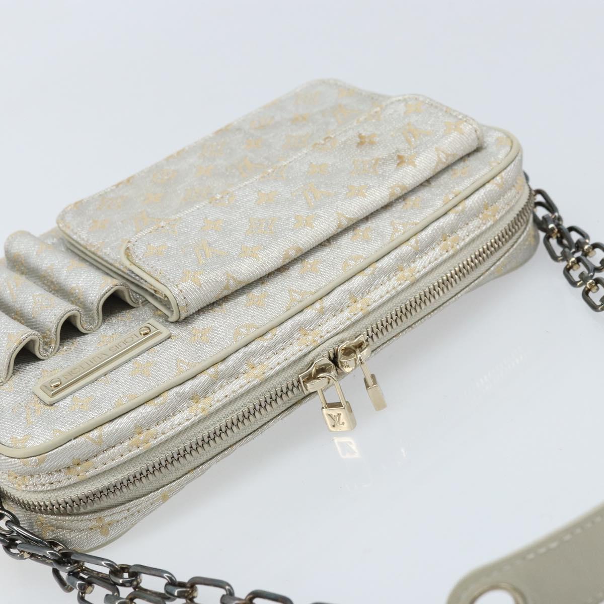 Louis Vuitton Monogram Shine Chain McKenna Bag Silver