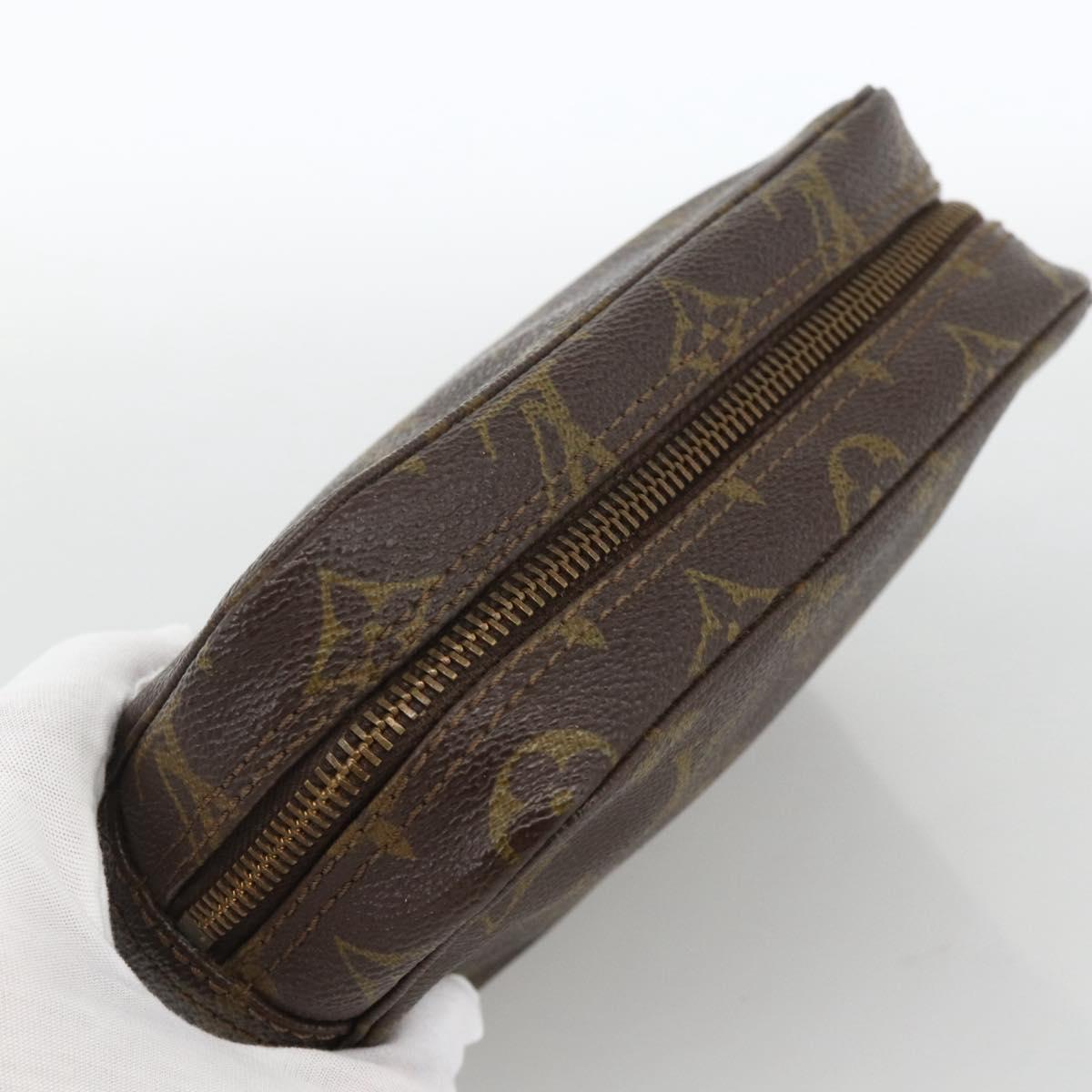 LOUIS VUITTON Monogram Trousse Toilette 18 Pouch M47526 LV Auth ARZ813
