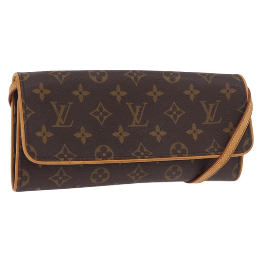 LOUIS VUITTON Monogram Pochette Twin GM Shoulder Bag M51852 LV Auth ep14810