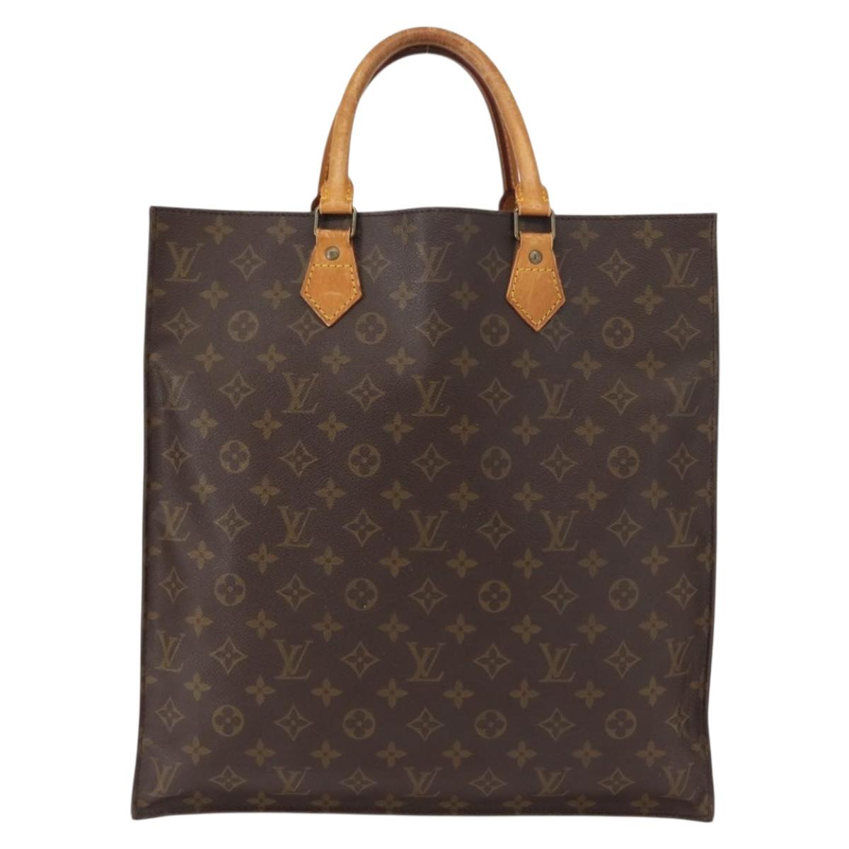 Louis Vuitton Monogram Sac Plat Hand Bag