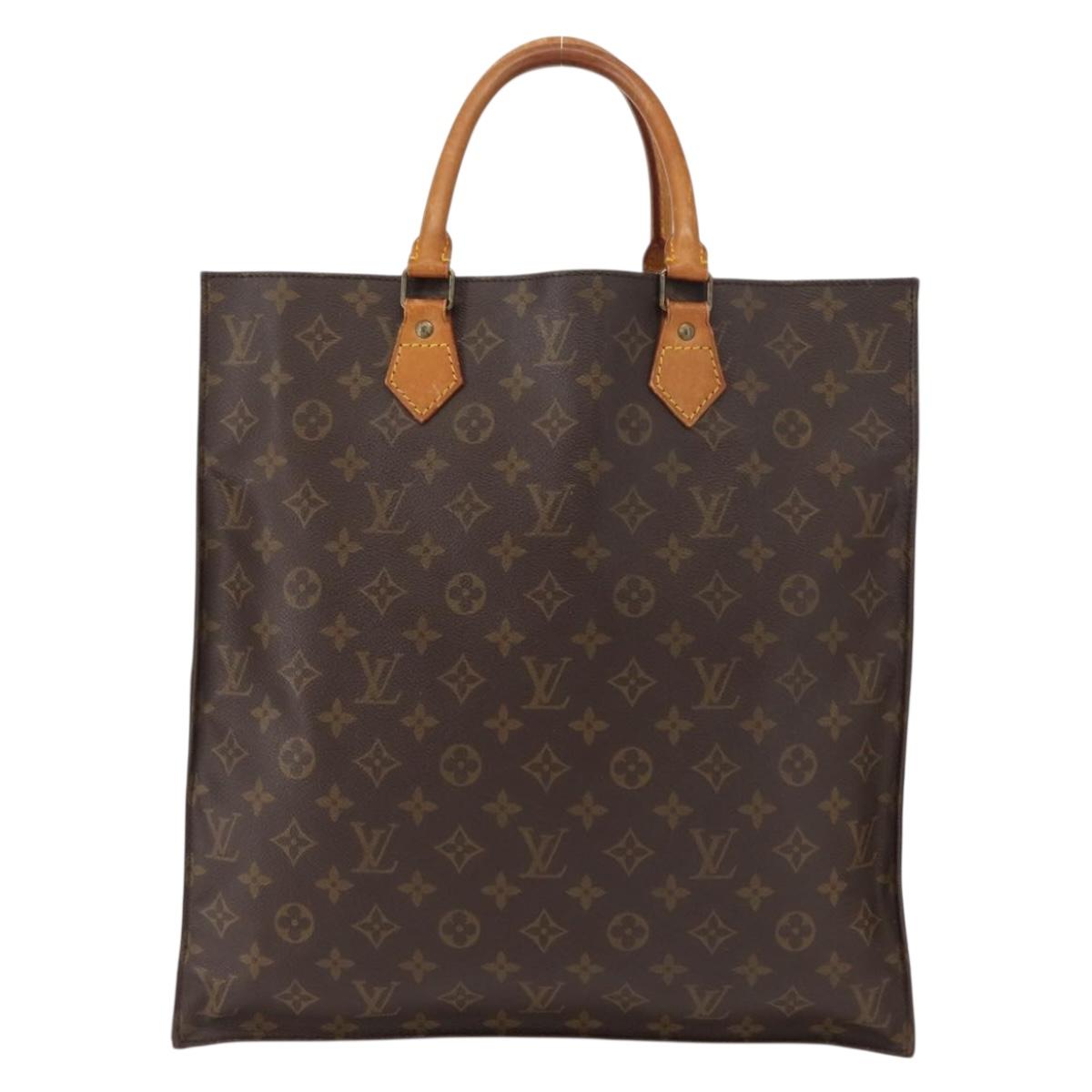 Louis Vuitton Monogram Sac Plat Hand Bag