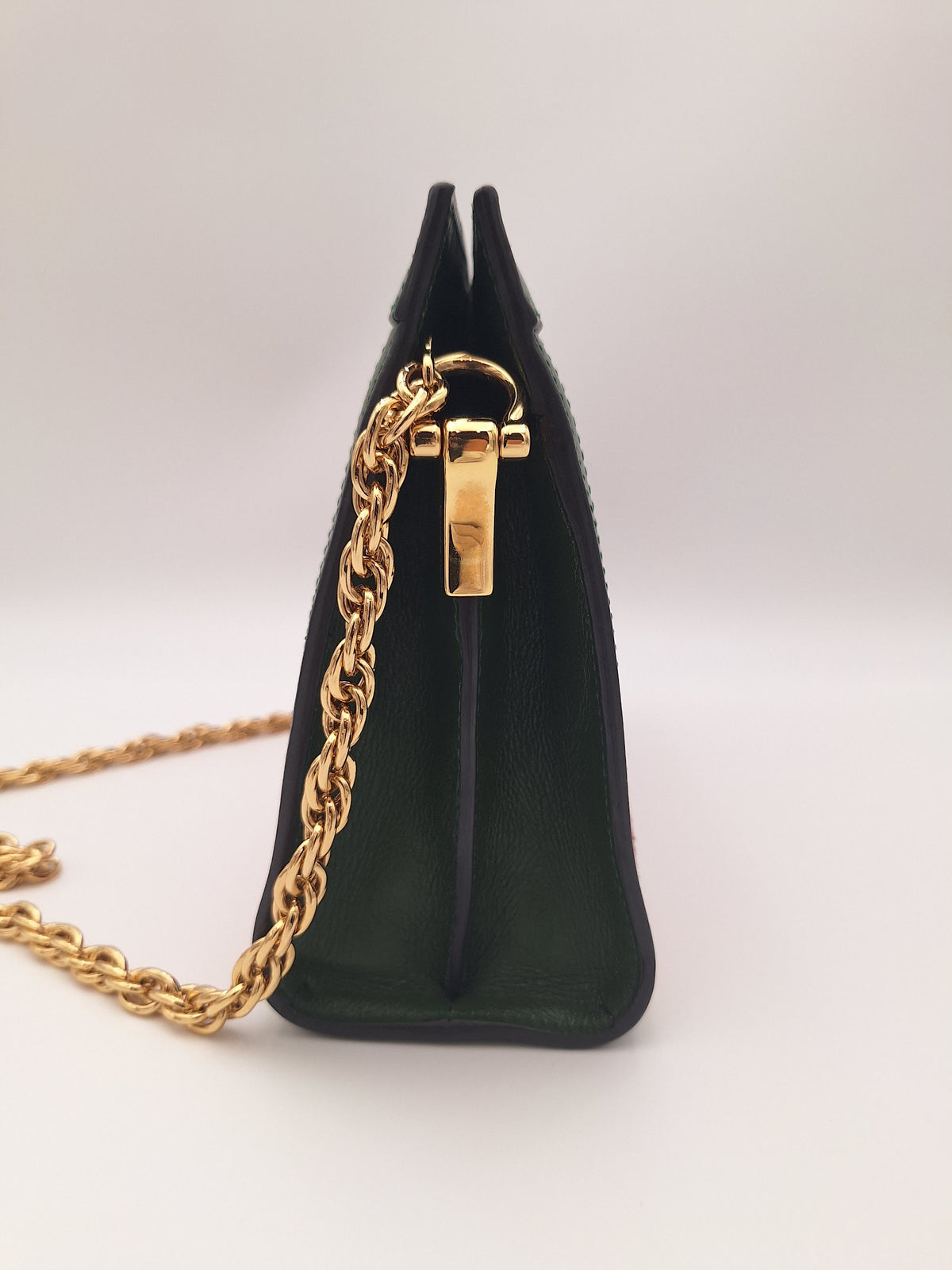 Gucci Ophidia Small Suede Shoulder Bag Orange Green