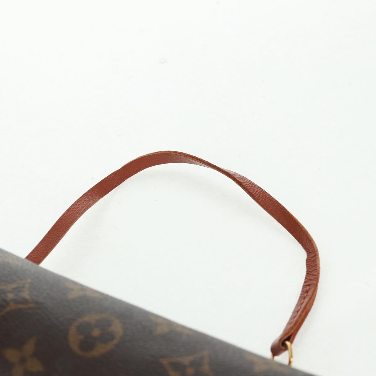 LOUIS VUITTON Monogram Papillon Pouch LV Auth ka1248