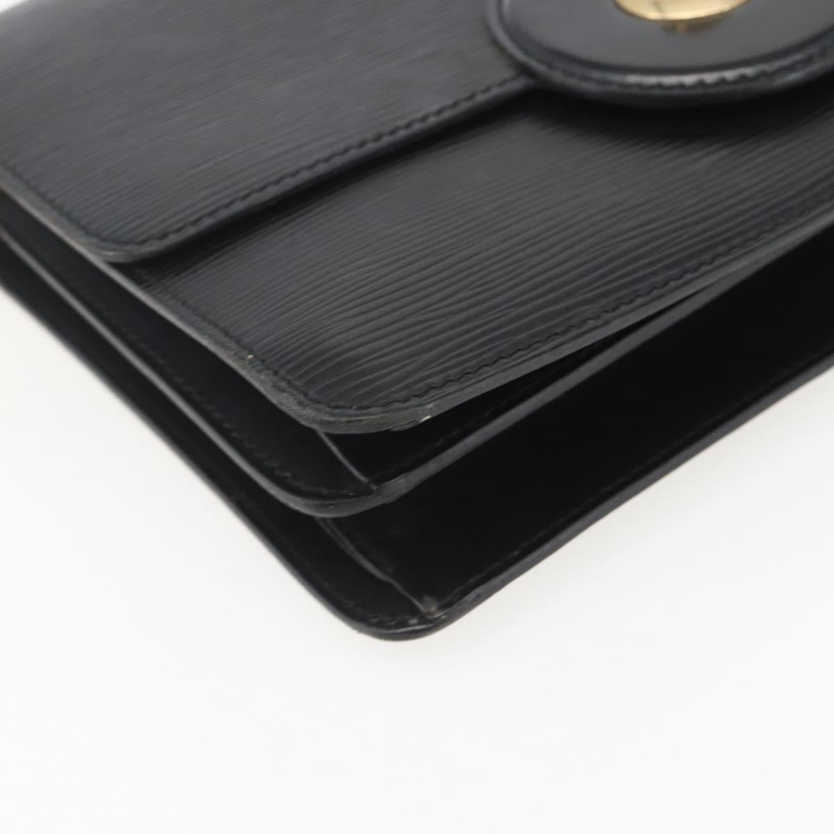 Louis Vuitton Epi Leather Free Run Shoulder Bag Black