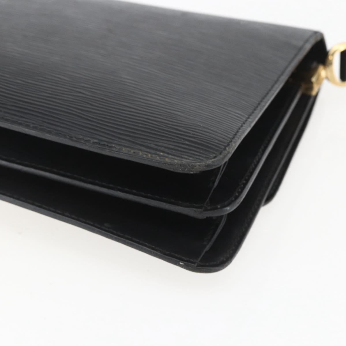 Louis Vuitton Epi Leather Free Run Shoulder Bag Black