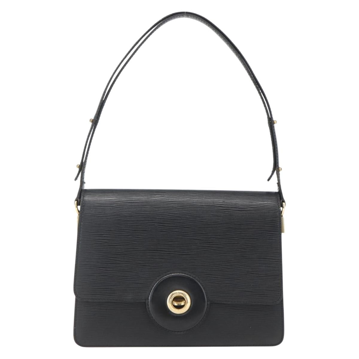 Louis Vuitton Epi Leather Free Run Shoulder Bag Black