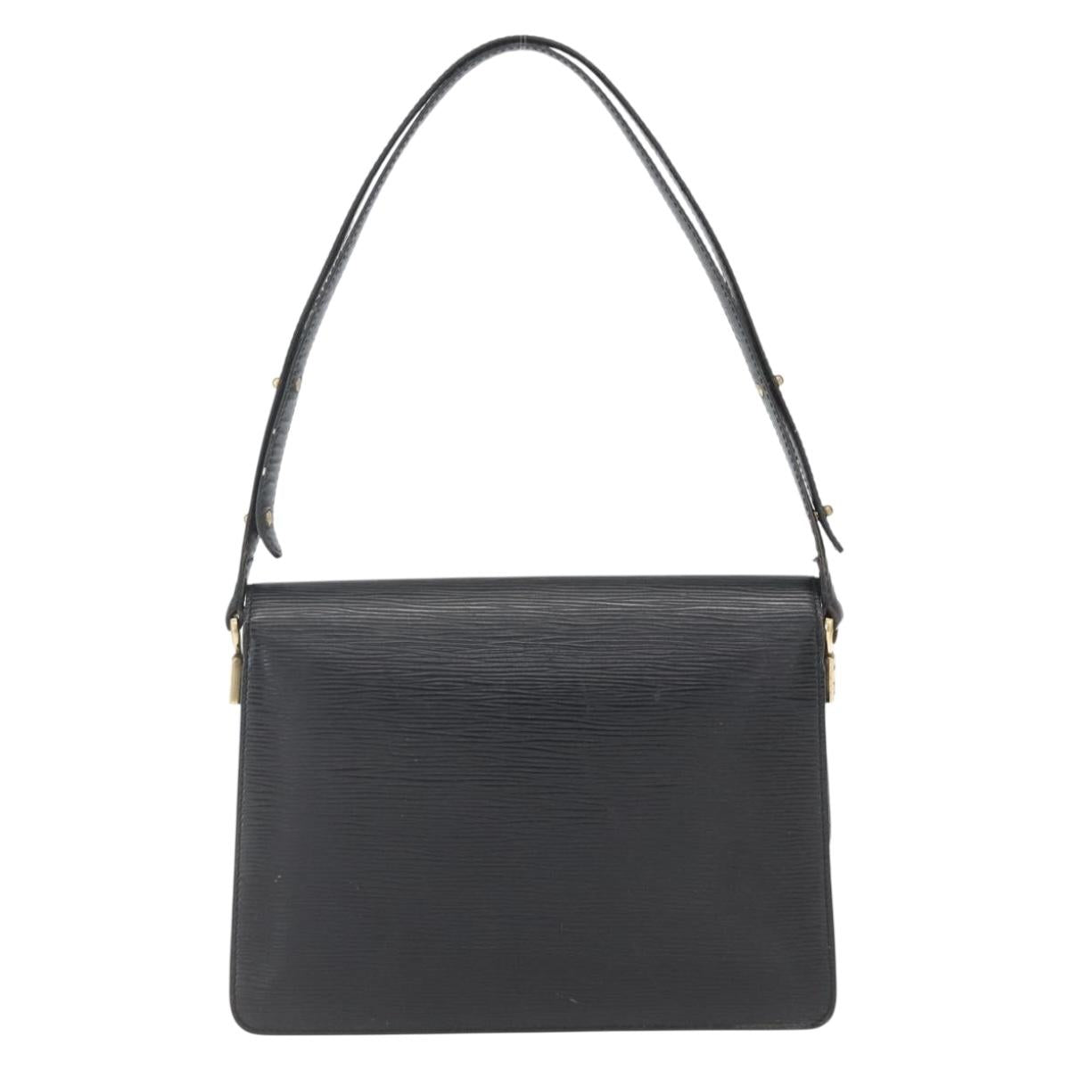 Louis Vuitton Epi Leather Free Run Shoulder Bag Black