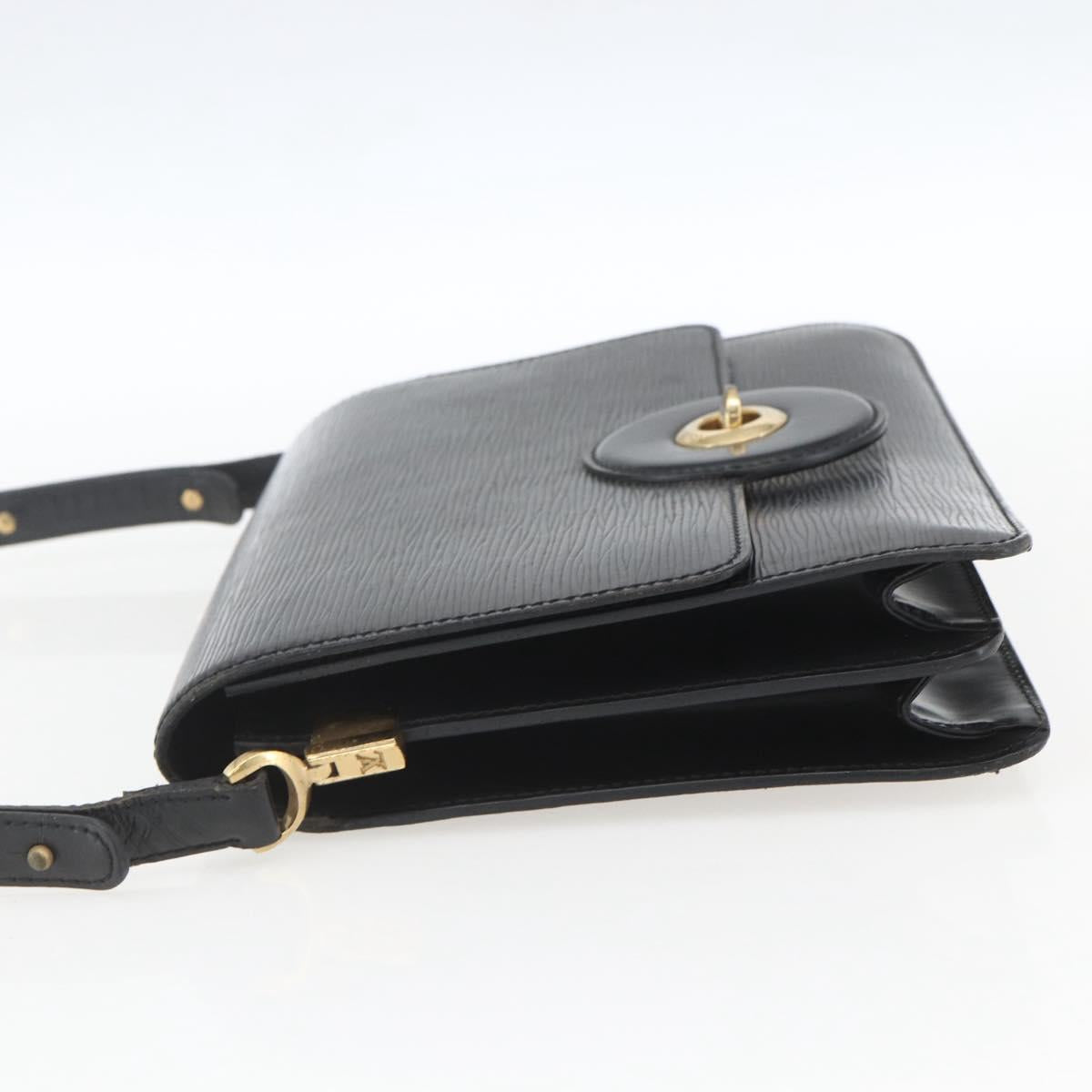 Louis Vuitton Epi Leather Free Run Shoulder Bag Black