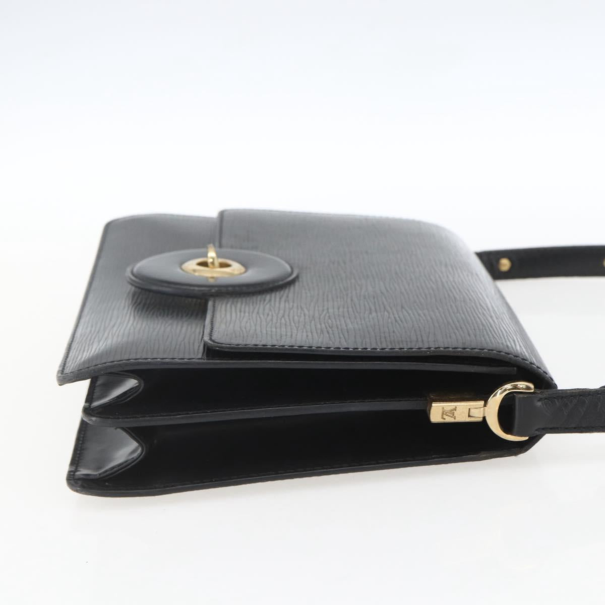 Louis Vuitton Epi Leather Free Run Shoulder Bag Black