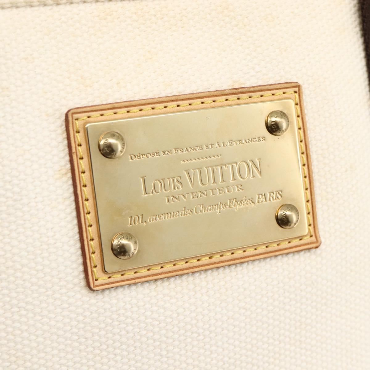 Louis Vuitton Antigua Cabas MM Tote Bag White