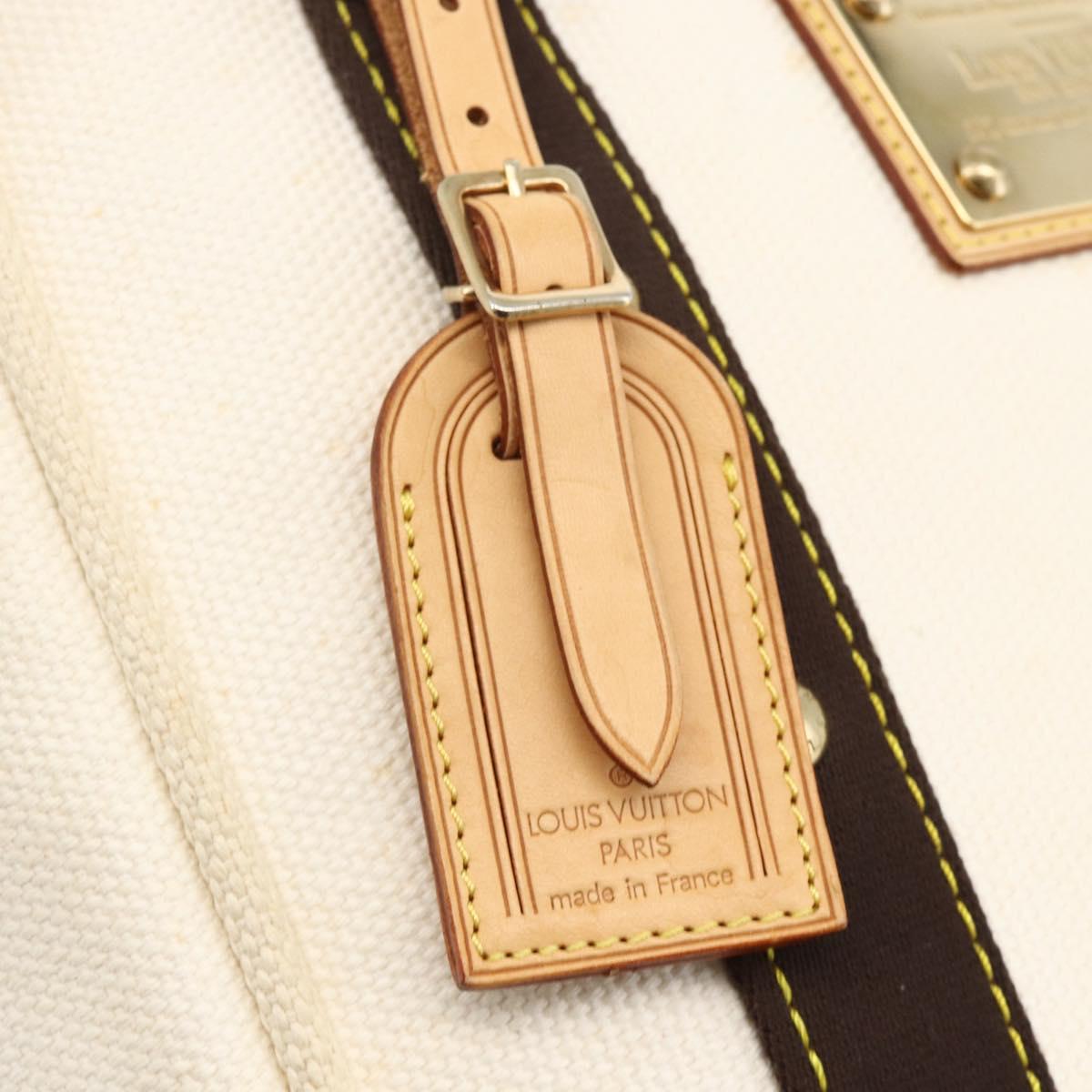 Louis Vuitton Antigua Cabas MM Tote Bag White