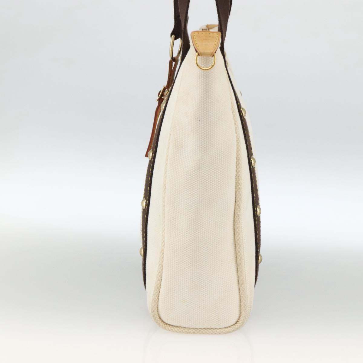 Louis Vuitton Antigua Cabas MM Tote Bag White