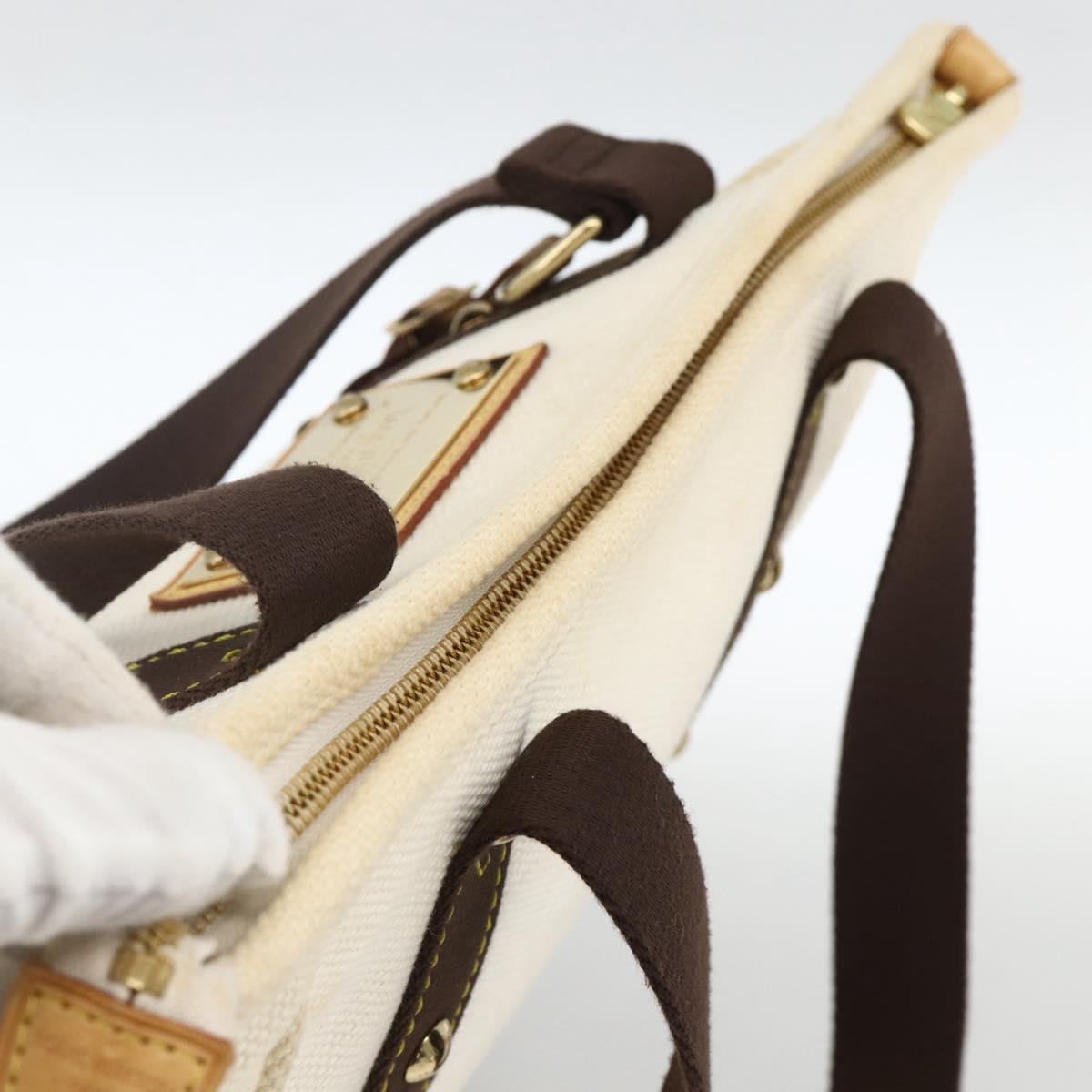 Louis Vuitton Antigua Cabas MM Tote Bag White