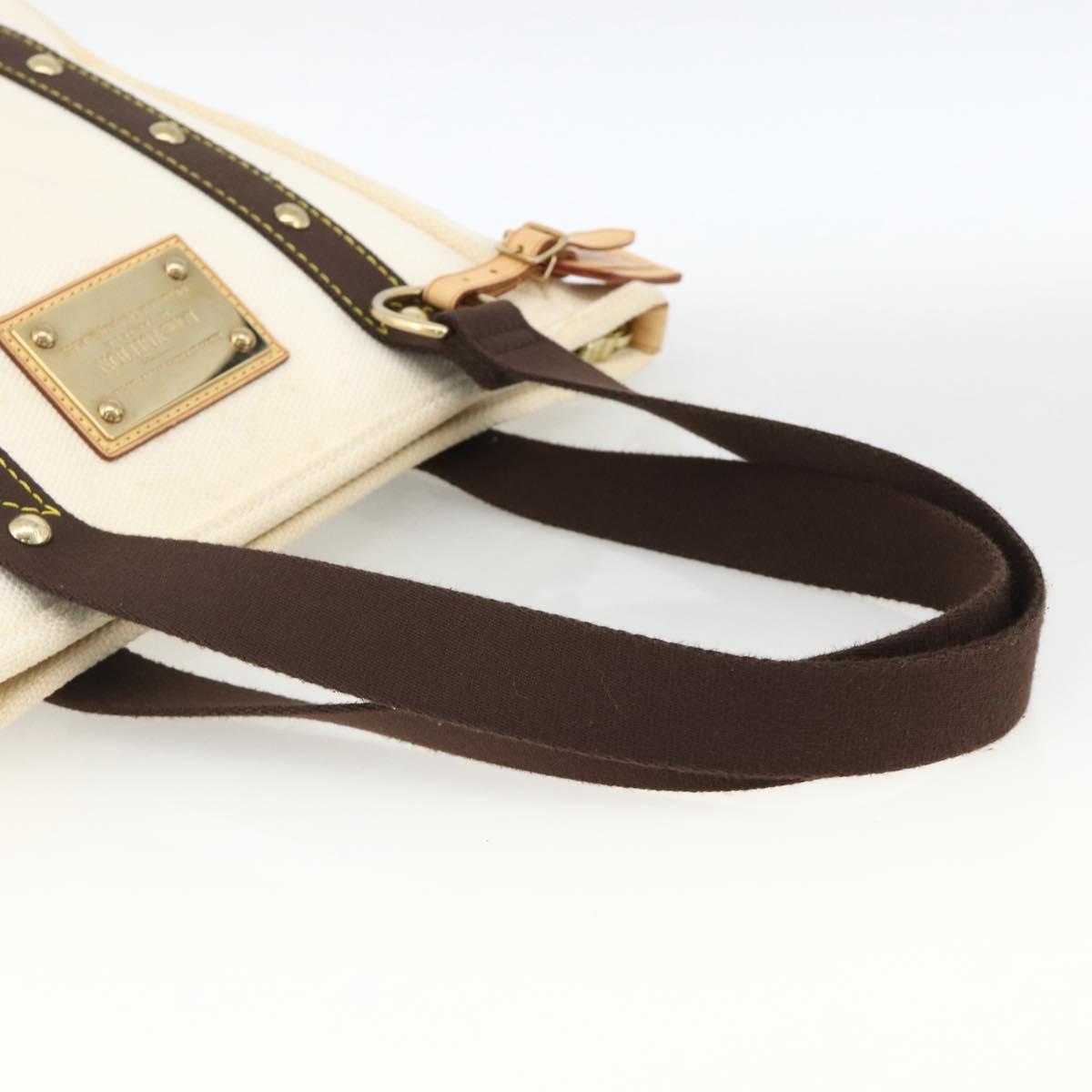 Louis Vuitton Antigua Cabas MM Tote Bag White