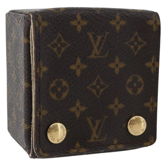 LOUIS VUITTON Monogram Jewelry case Jewelry Box LV Auth LNZ275