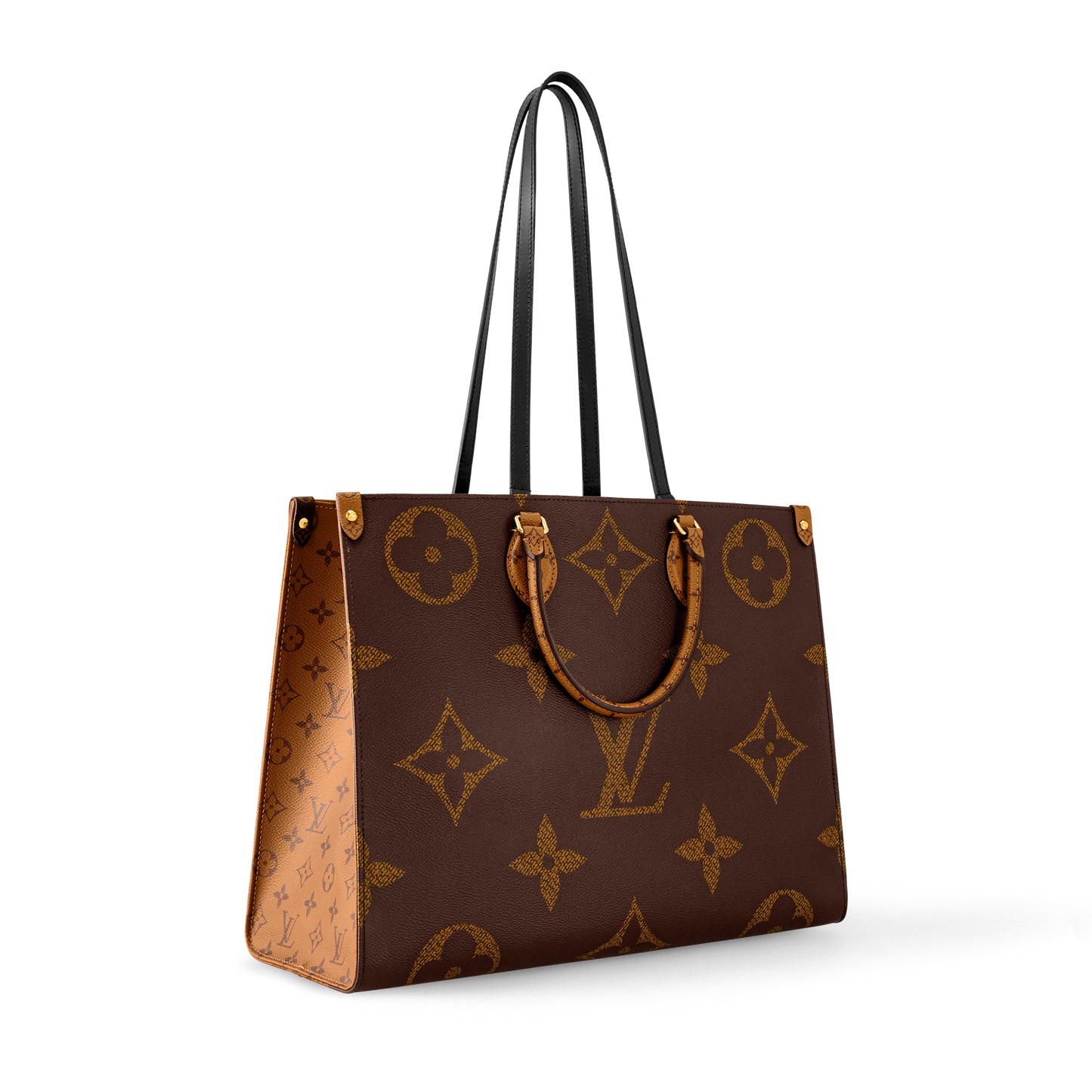 Louis Vuitton Brown PVC Monogram Canvas Onthego MM Tote Bag M45321 (V12150125H)