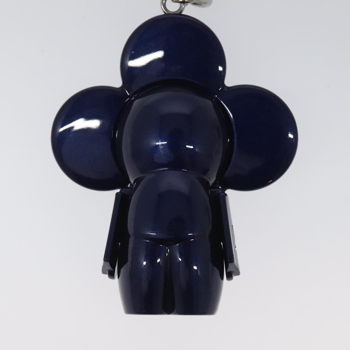 LOUIS VUITTON Bijoux Sac Vivienne Charm metal Navy M00483 LV Auth 114422