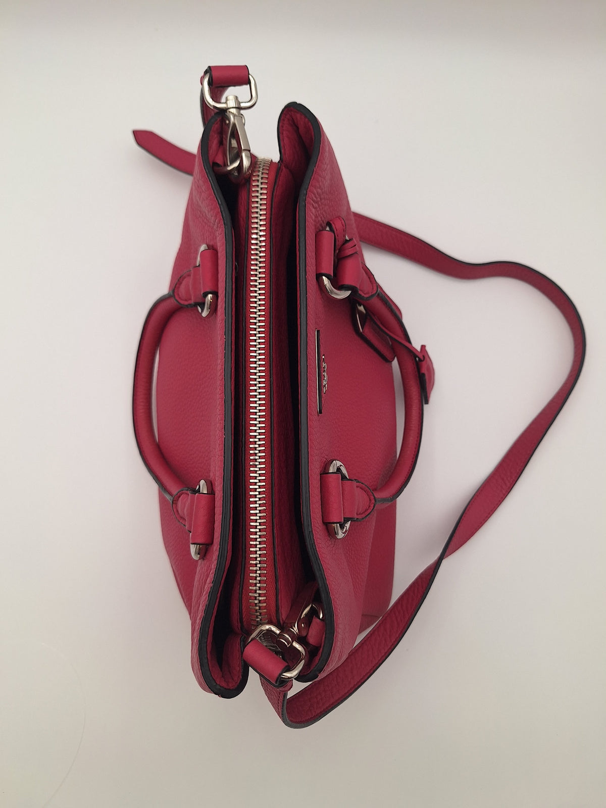 Prada Vitello Daino Leather Tote Bag Pink