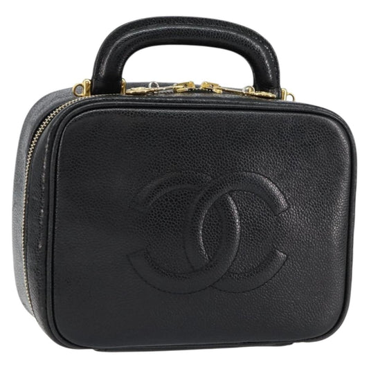 Pre-owned Chanel Coco Mark Vanity Hand Bag yk19585
