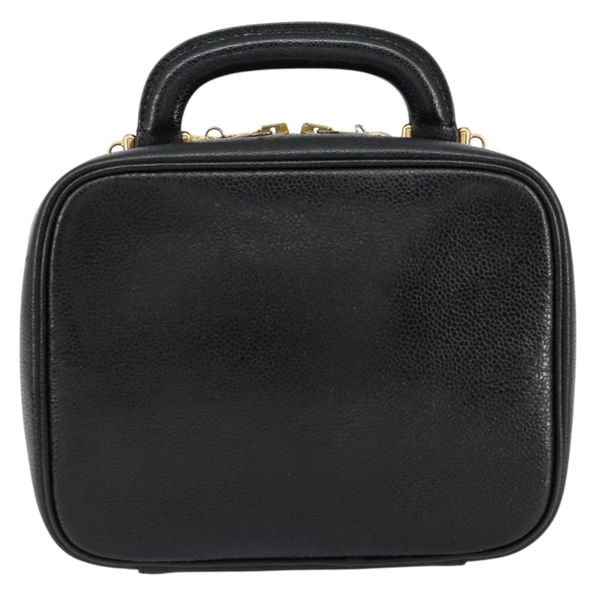 Pre-owned Chanel Coco Mark Vanity Hand Bag yk19585