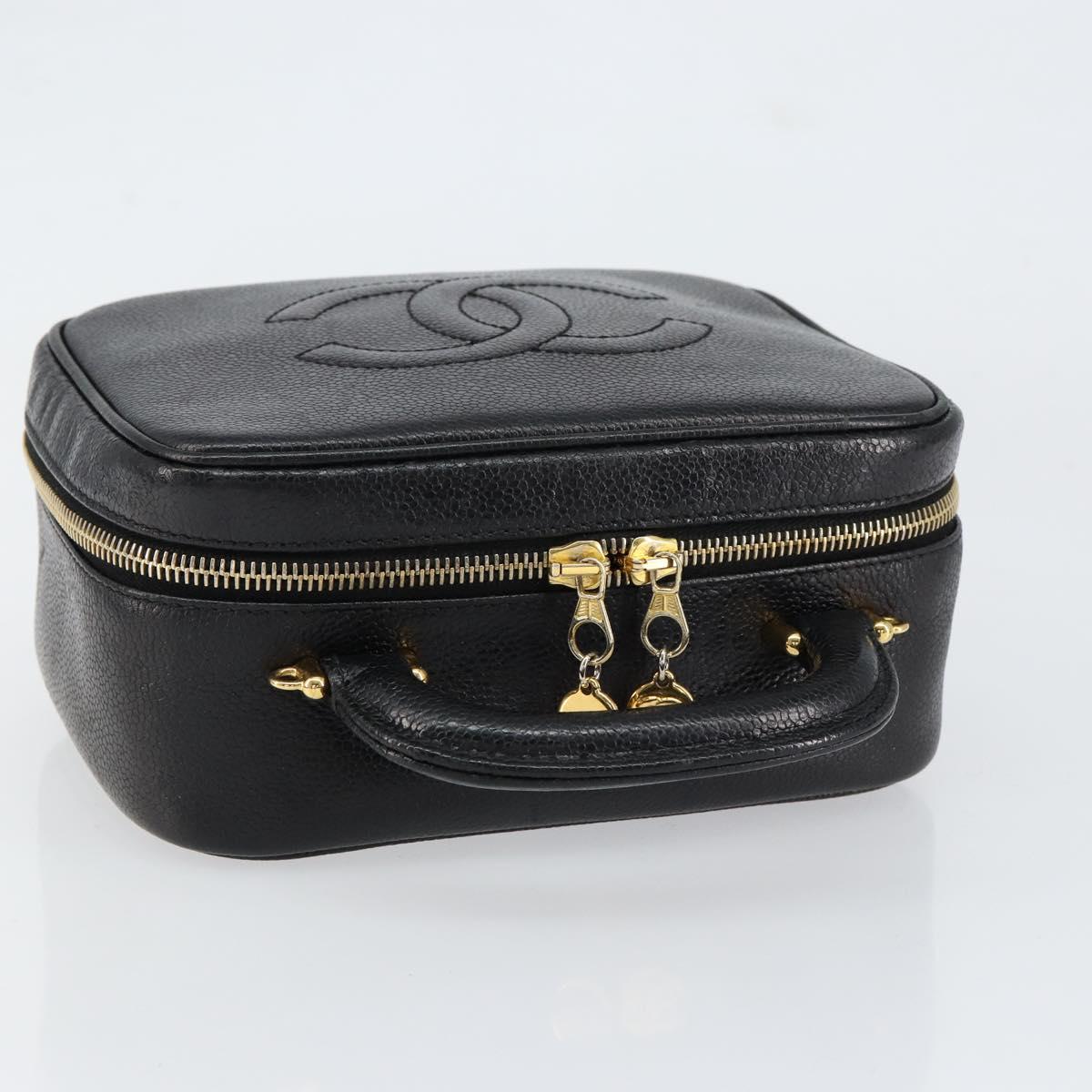 Pre-owned Chanel Coco Mark Vanity Hand Bag yk19585